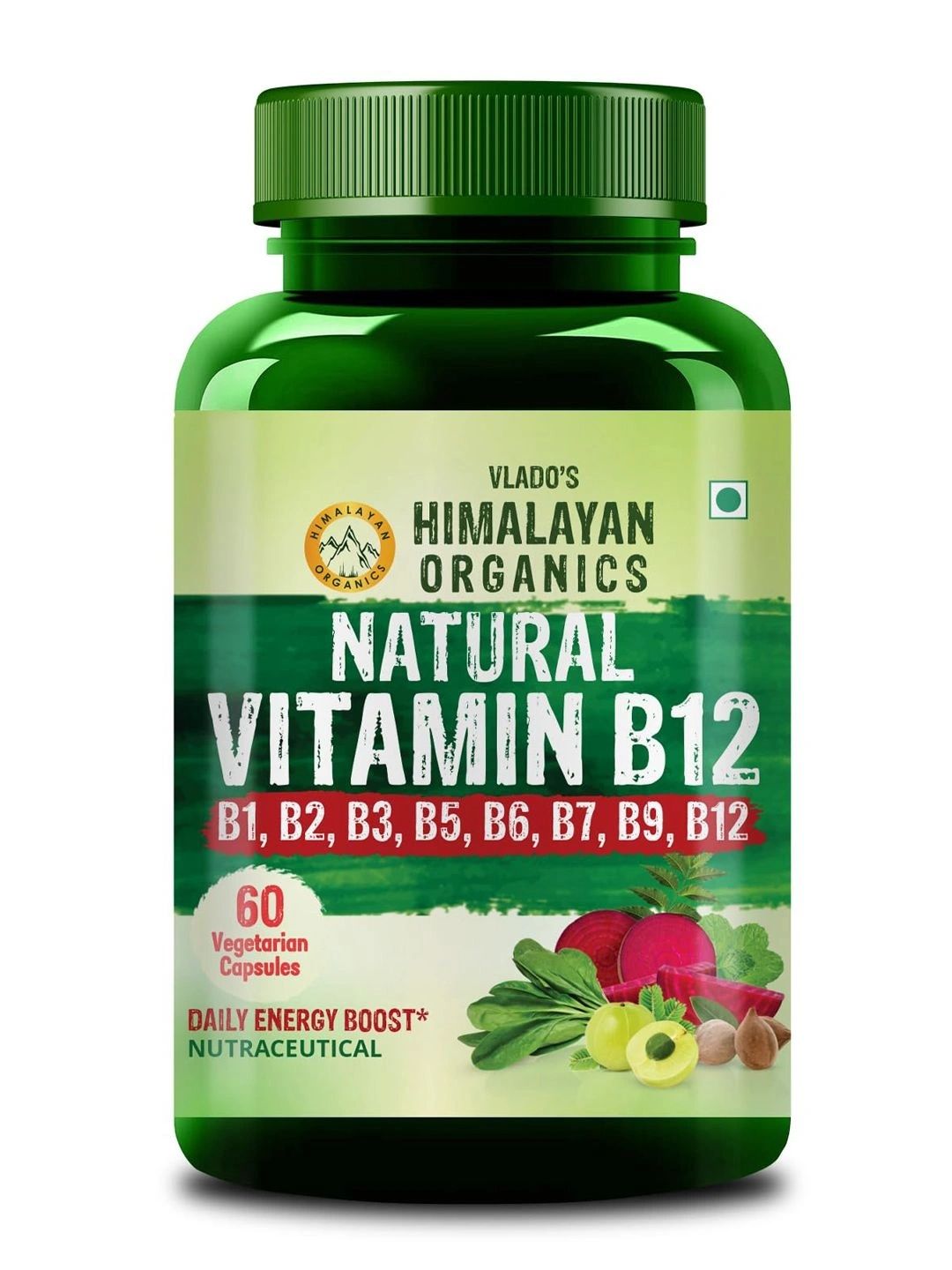 Vlados Himalayan Organics Natural Vitamin B12 Complex with Moringa - 60 Veg Capsules-picture-26