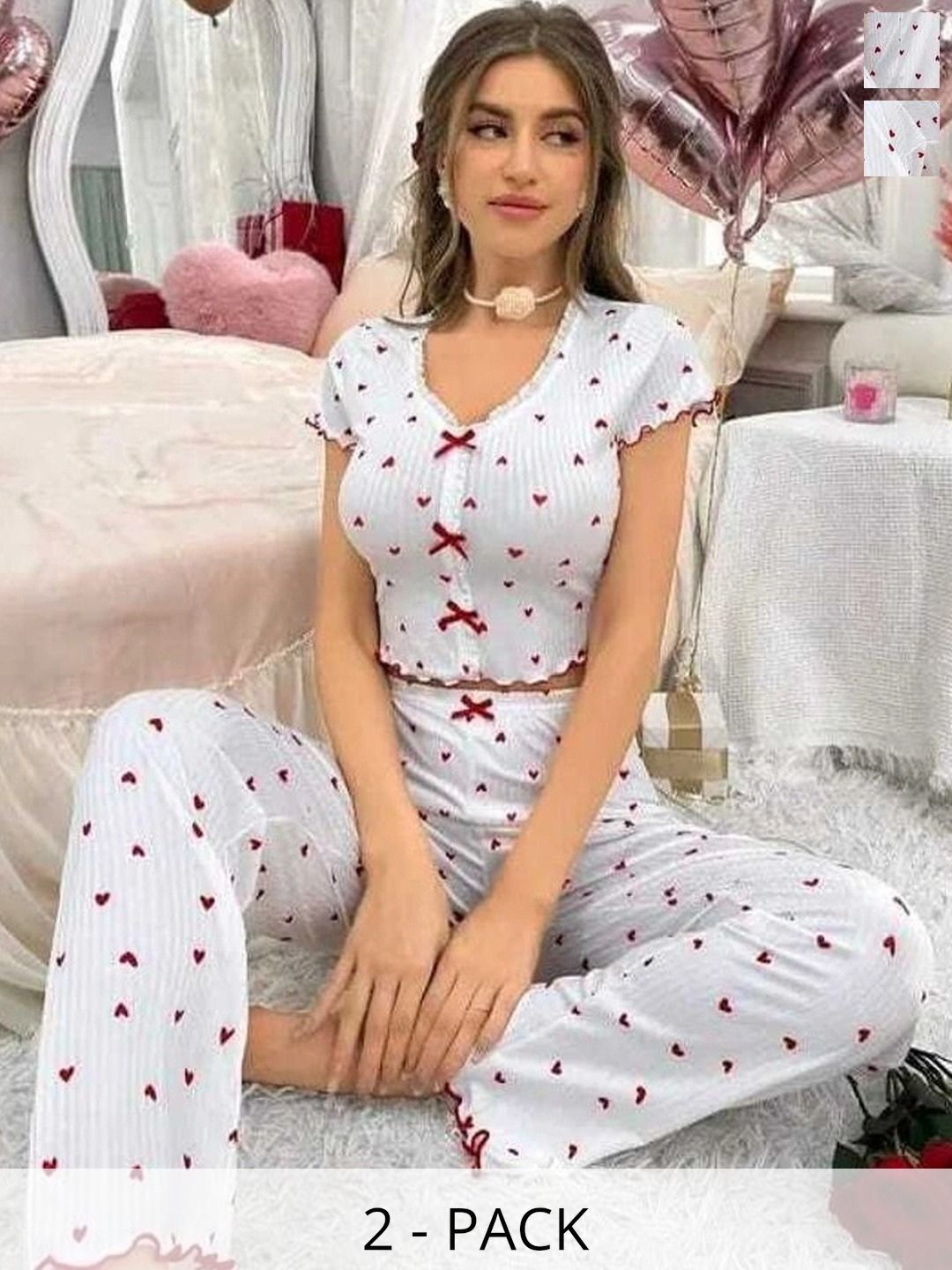 VSNAZ Women Printed Night suit-picture-40
