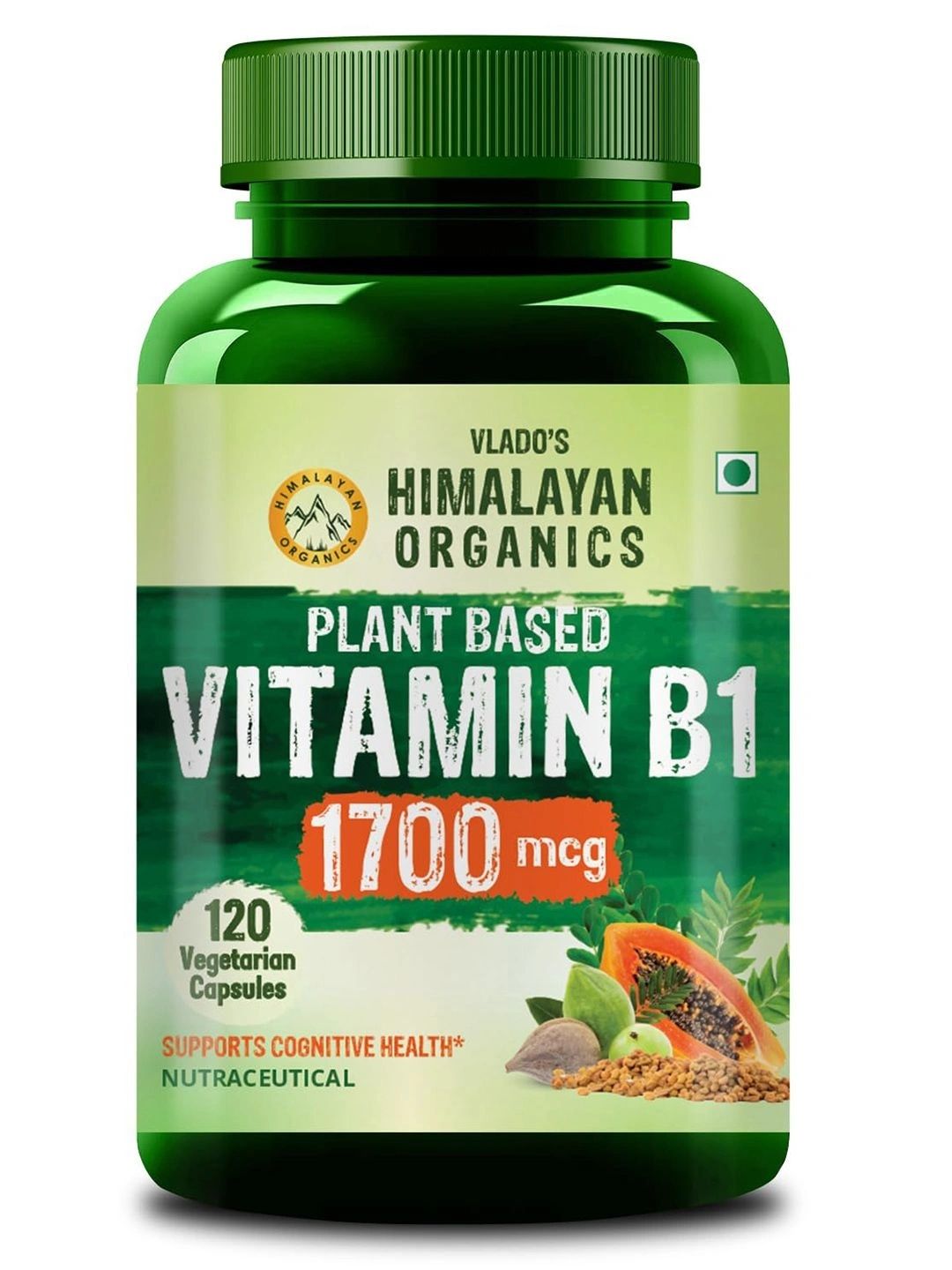vlados himalayan organics Vlado's Himalayan Organics Plant Based Vitamin B1 Memory & Energy Support - 120 Capsules-picture-16