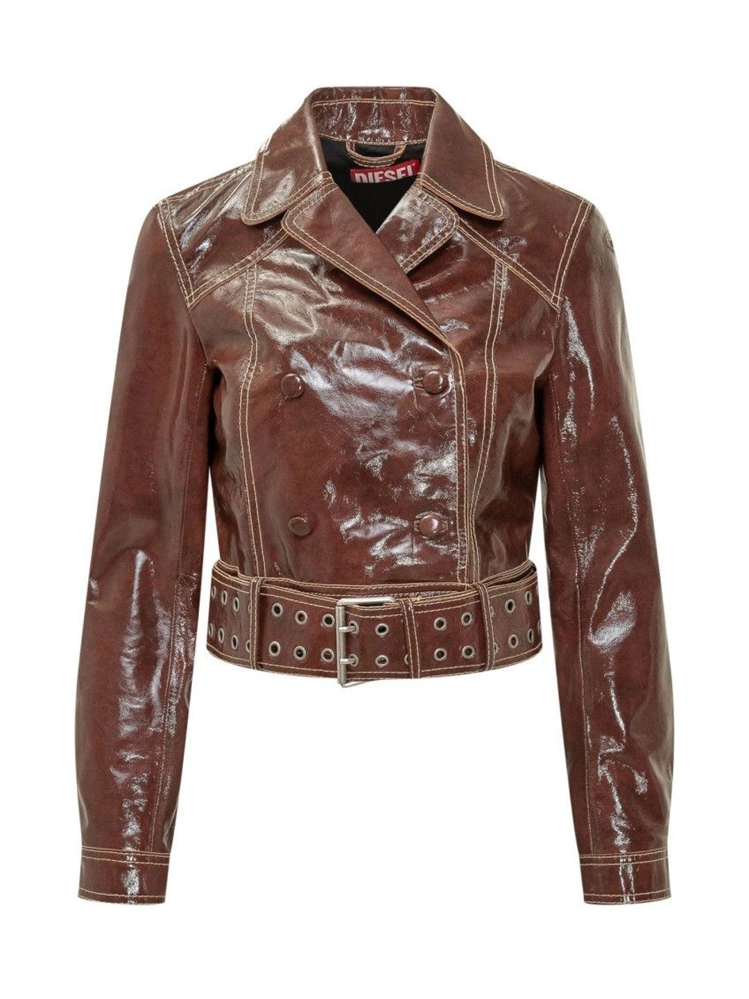 DIESEL Women Leather Biker Jacket-picture-36