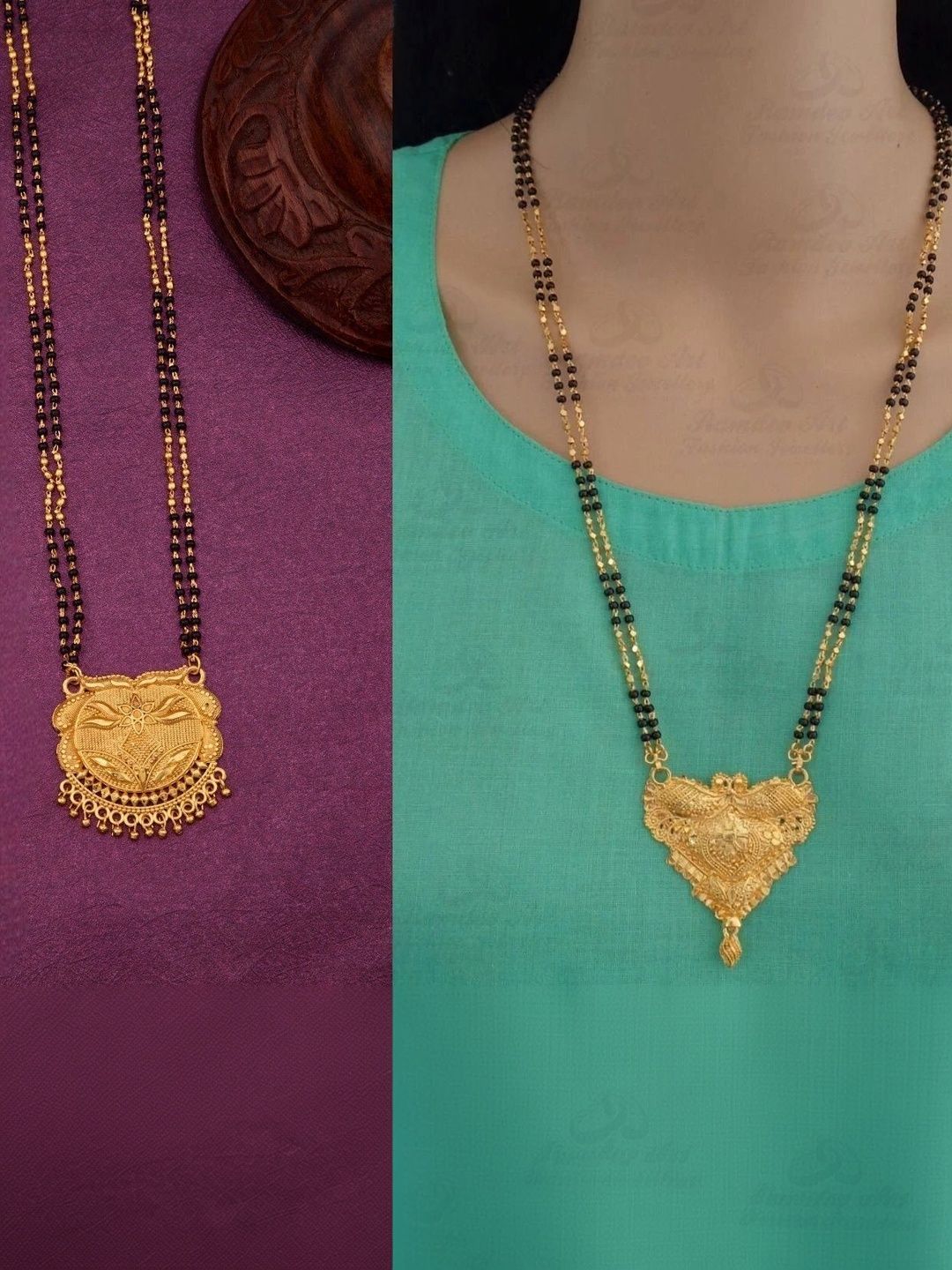 Jizshou Gold-Plated Mangalsutra-picture-16