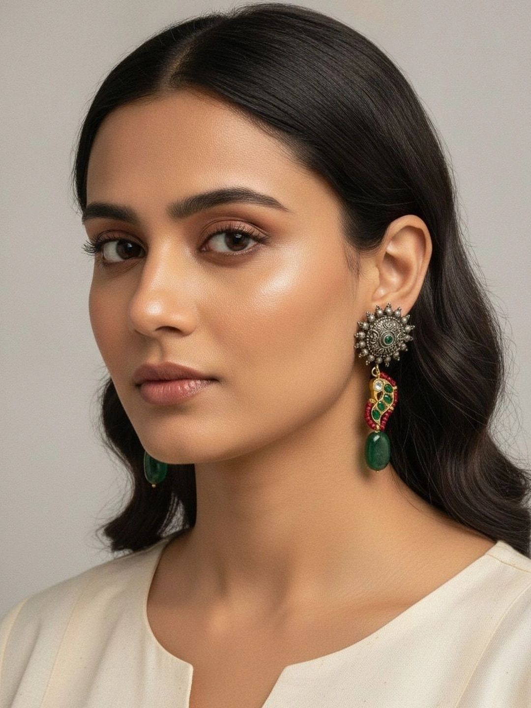 9ROCK Circular Drop Earrings-picture-54