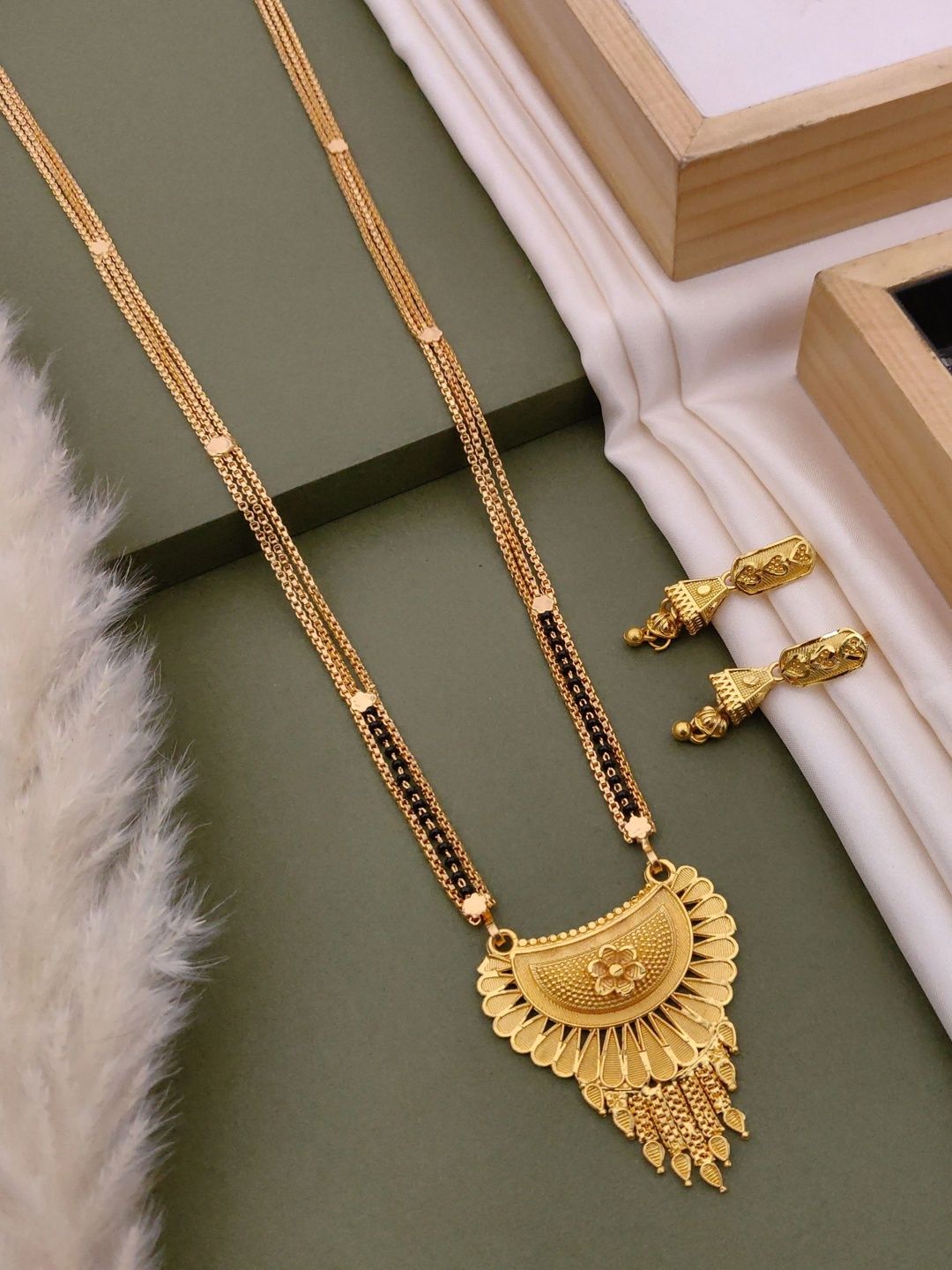 Jizshou Gold-Plated Mangalsutra-picture-25