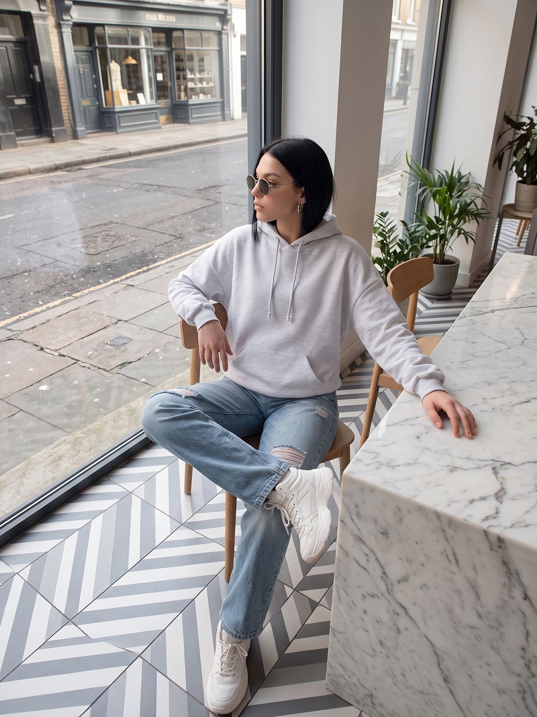 Suo Women Hooded Sweatshirt-picture-49