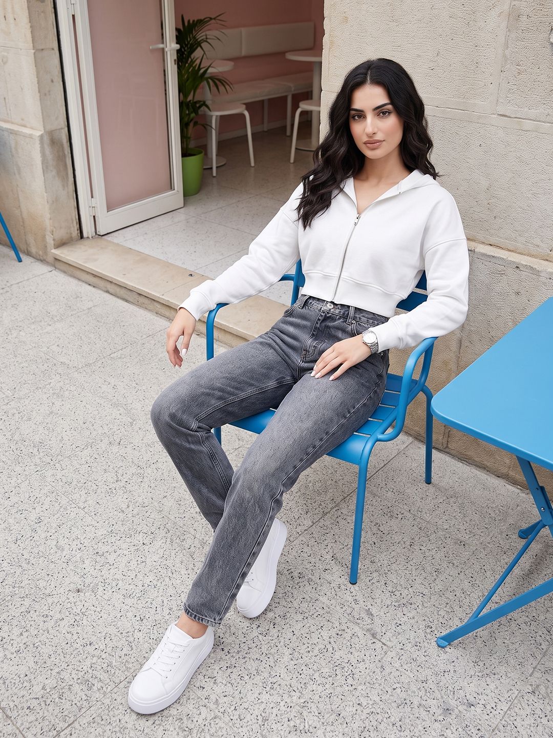 Suo Women Hooded Sweatshirt-picture-39