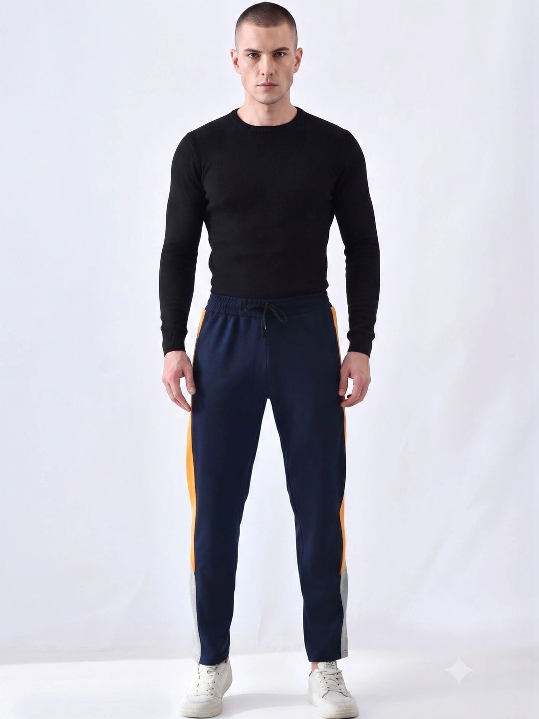 BAESD Men Regular Fit Colourblocked Training Track Pants-picture-51