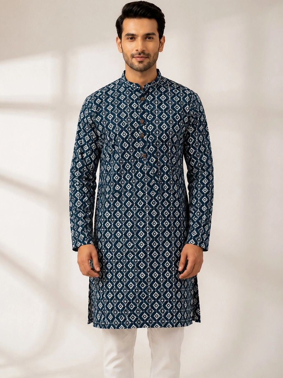 Anouk Men Geometric Printed Kurta-picture-19