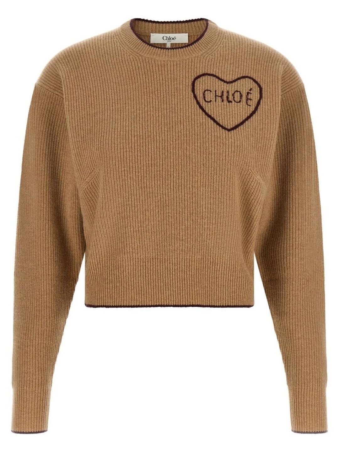 Chloe Women Cable Knit Ribbed Woollen Crop Pullover with Embroidered Detail-picture-51