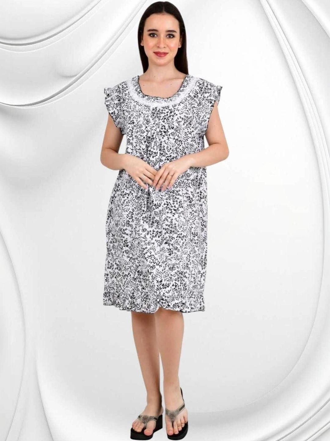 Monal Printed Nightdress-picture-20