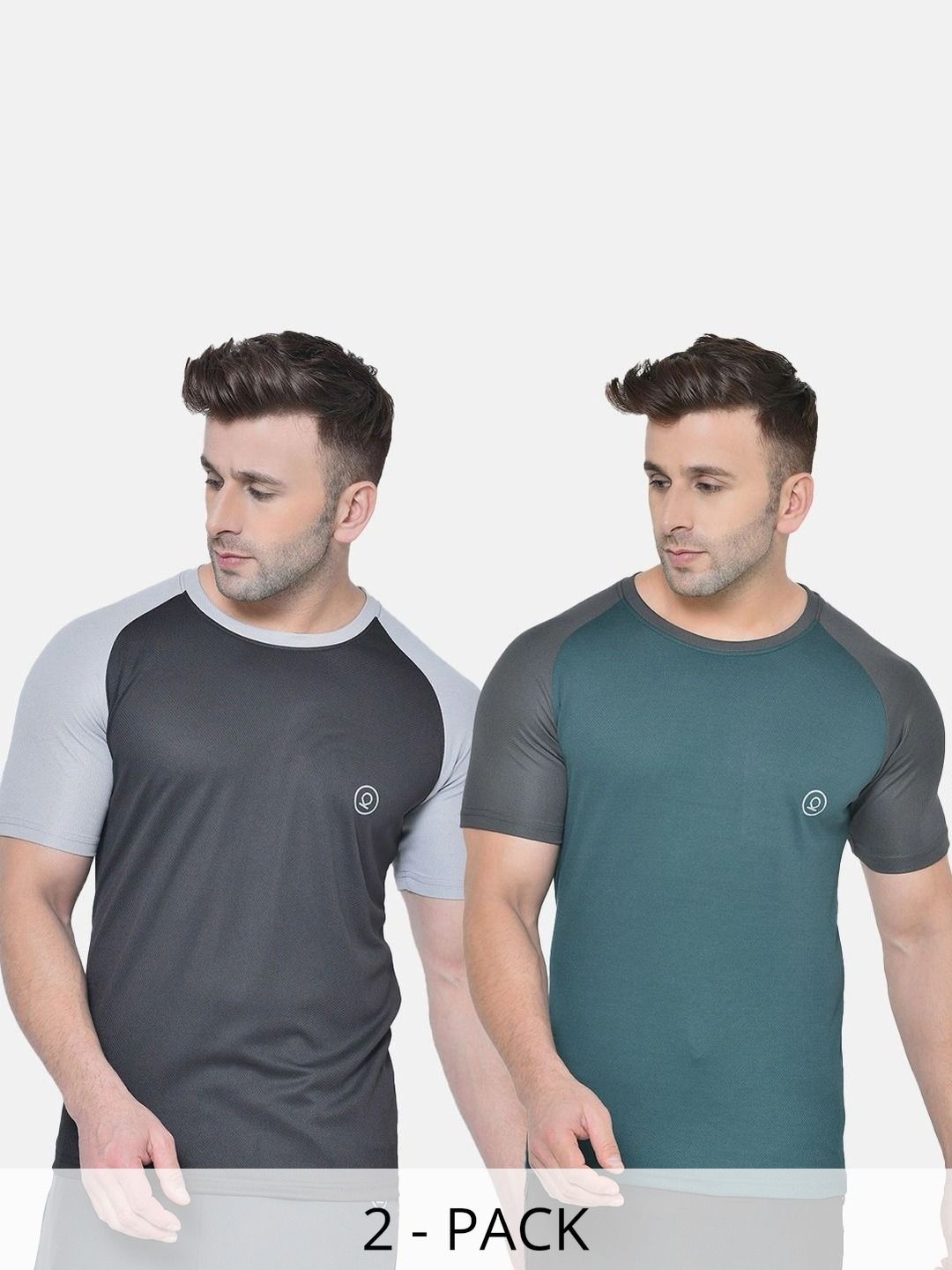 CHKOKKO Men Brand Logo 2 Colourblocked T-shirt-image-27