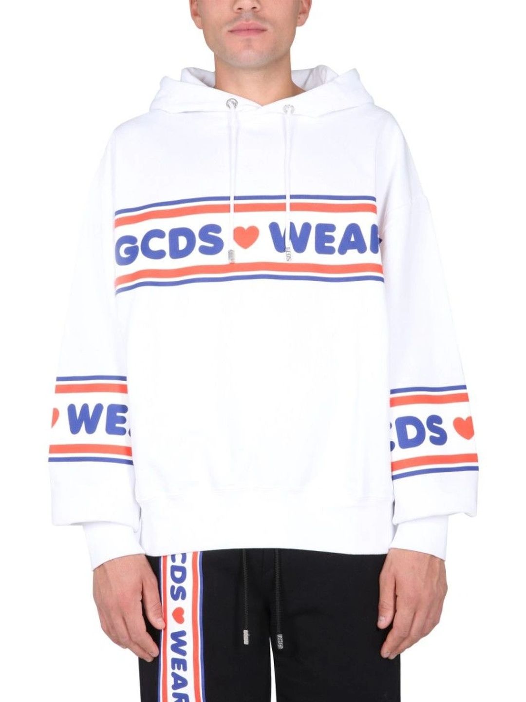 GCDS Men Printed Hooded Sweatshirt-picture-13