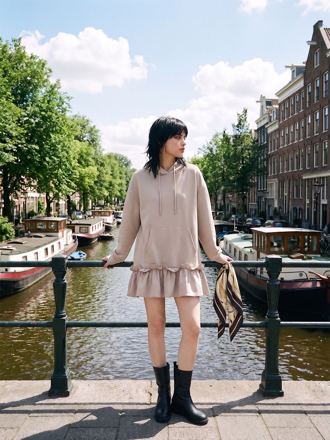 Suo Ruffled T-shirt Mini Dress-image-28