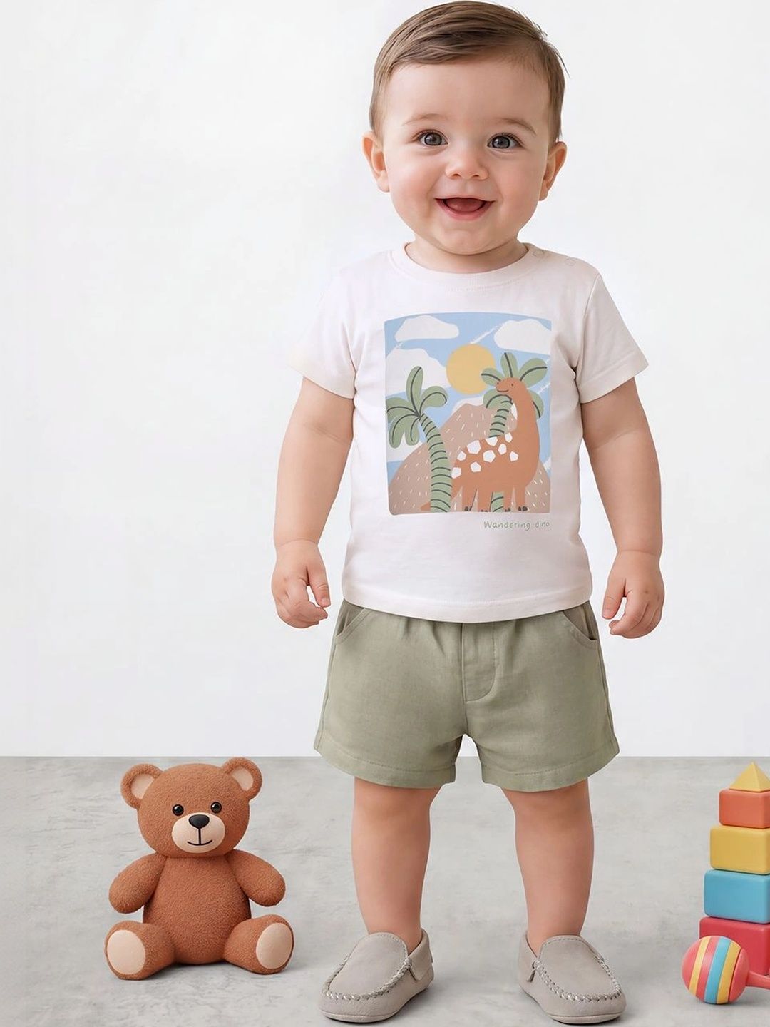 R&B Boys Printed Pure Cotton T-shirt-picture-40