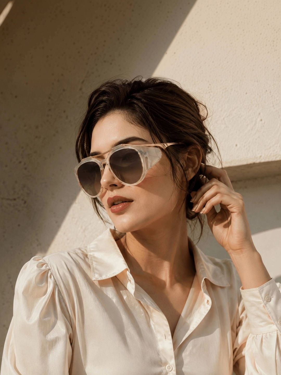 LensKandy Unisex Brown Lens & Gold-Toned Other Sunglasses with-picture-11