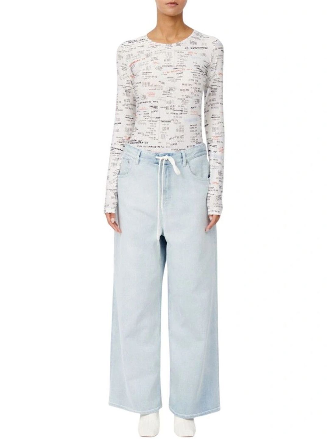 MM6 Maison Margiela Women Relaxed Fit High-Rise Jeans-picture-45