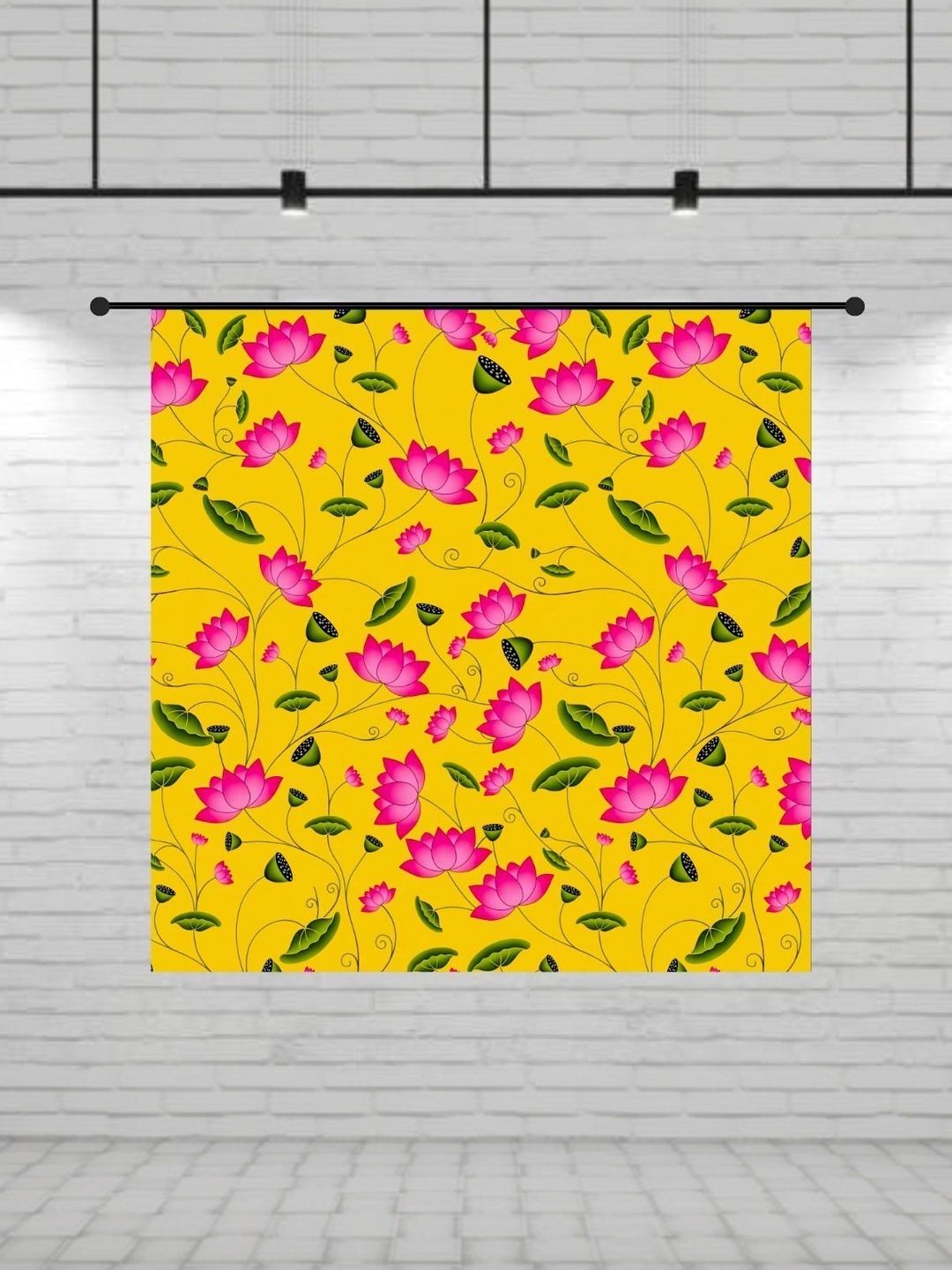 DHARA CREATION Yellow Printed Wall Hangings-picture-38