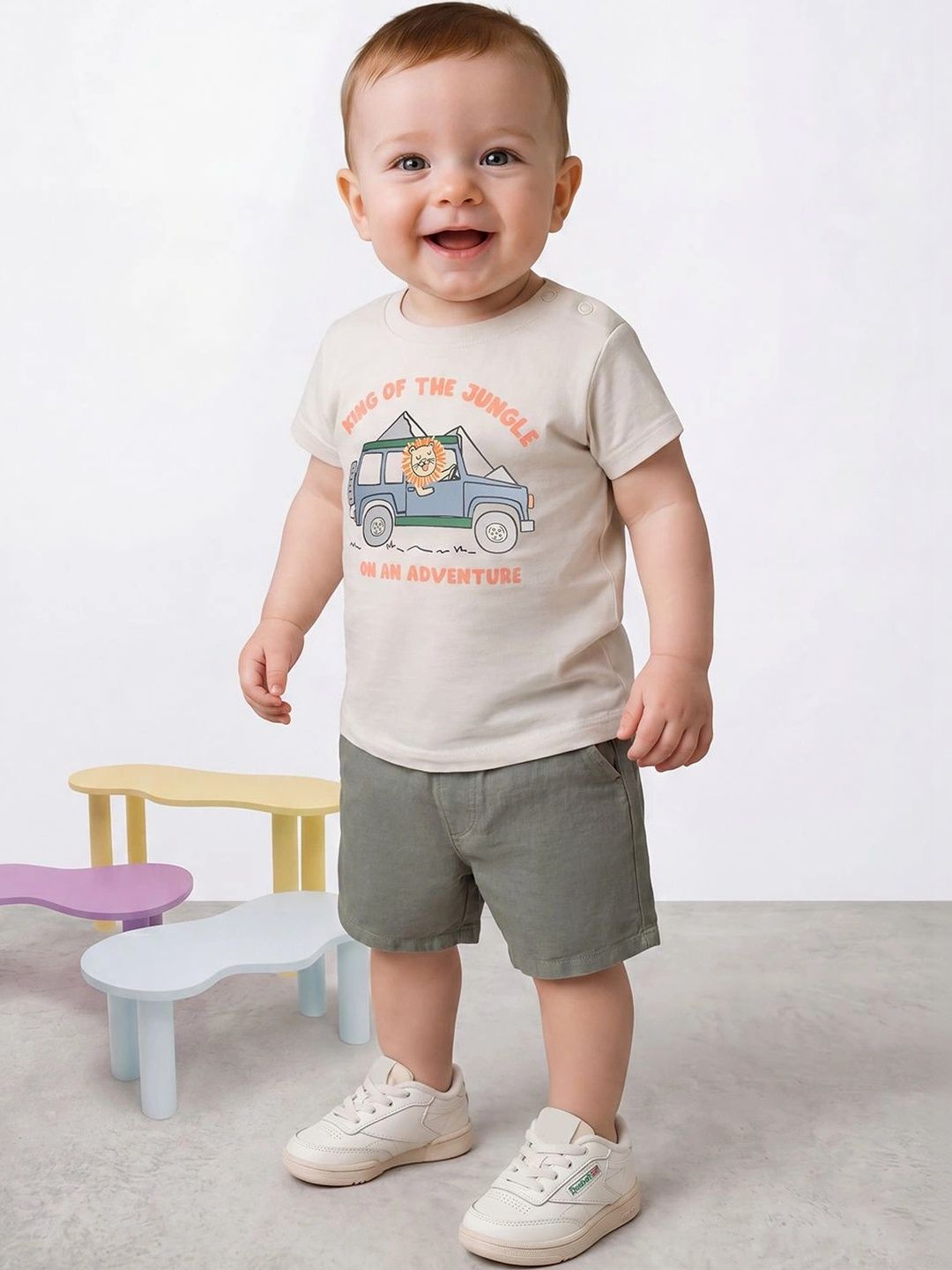 R&B Boys Printed Pure Cotton T-shirt-picture-34