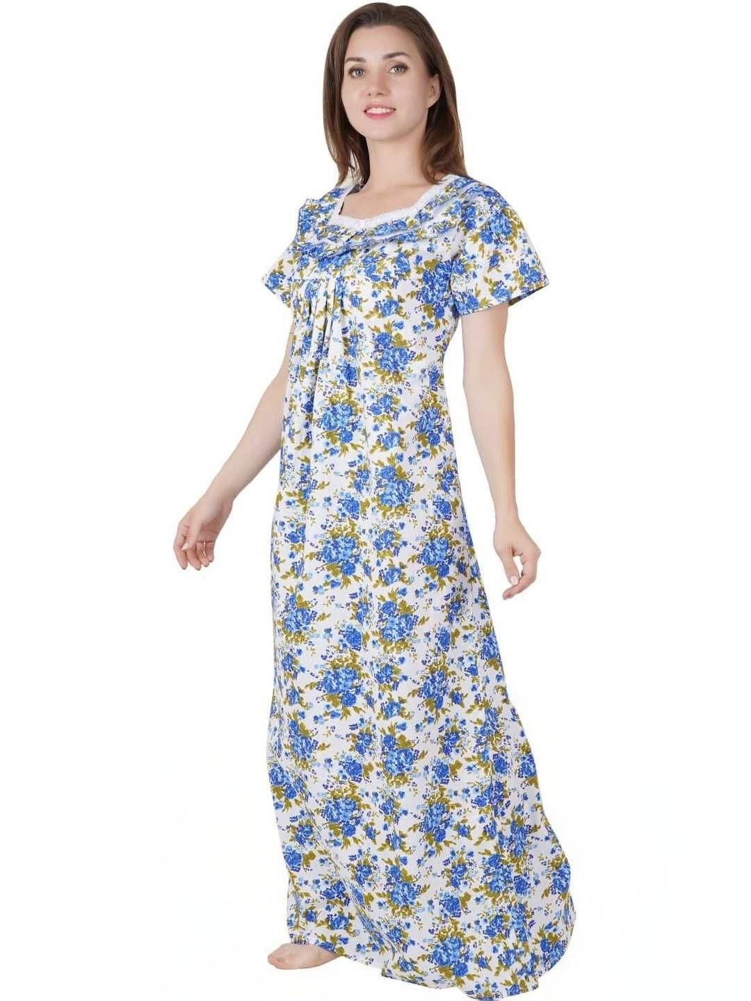 Monal Printed Maxi Nightdress-image-34