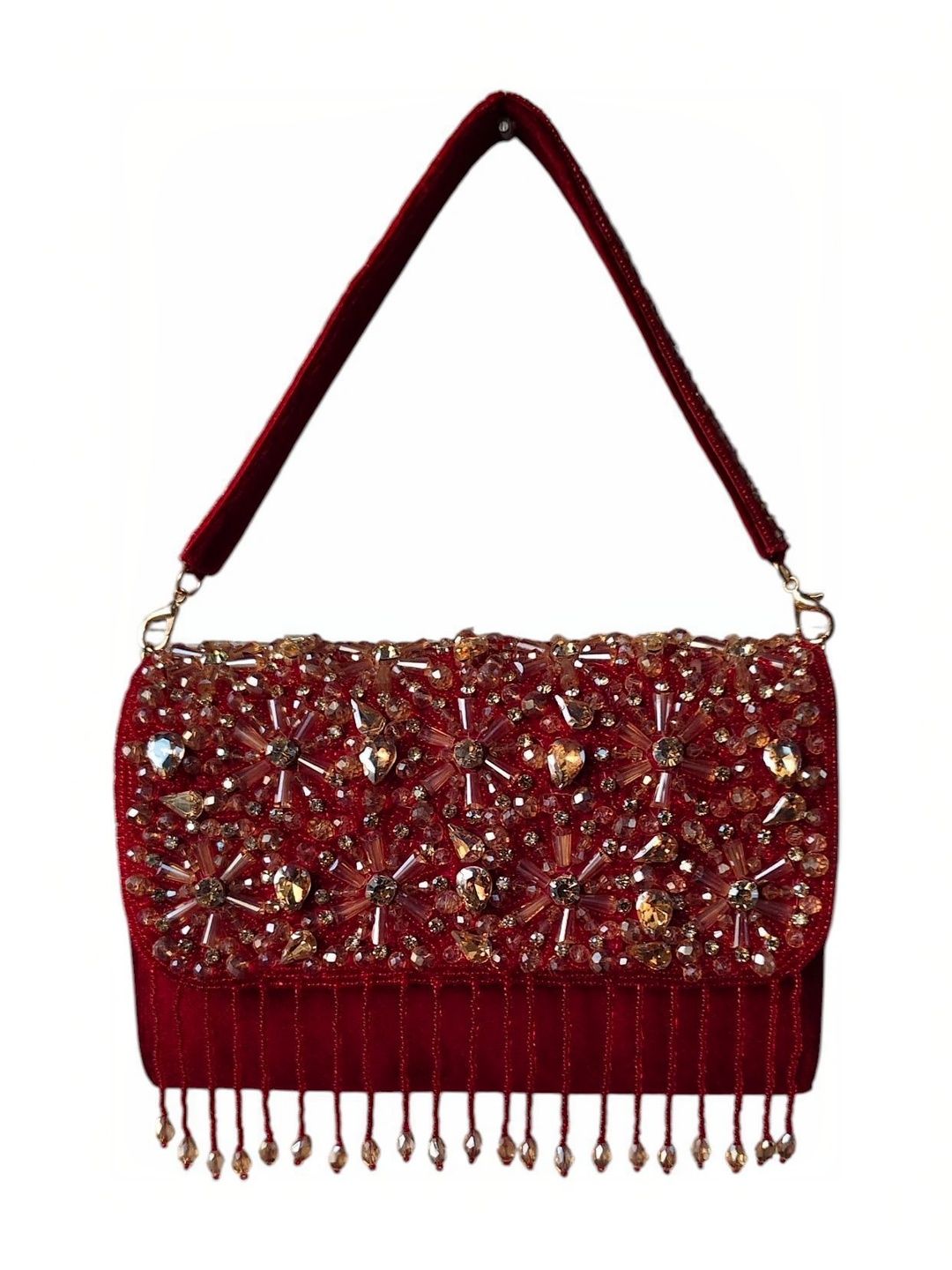 Naizoo Embellished Foldover Clutch-image-39