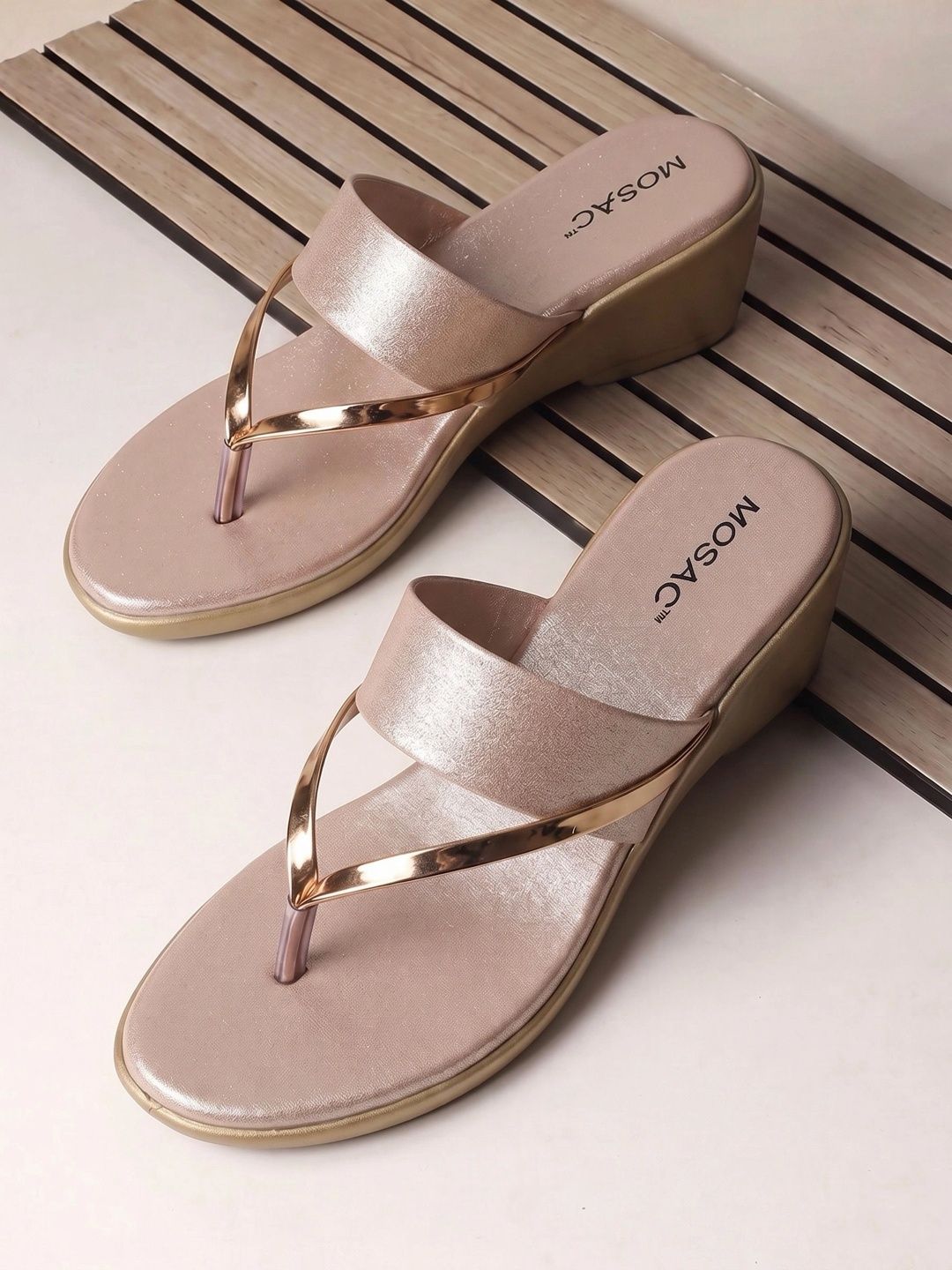MOSAC Textured Party Wedge Sandals-picture-21