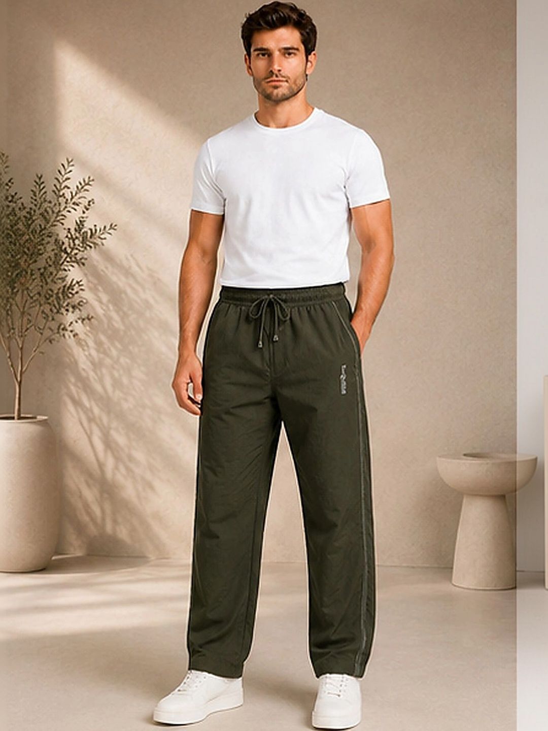 R.Code by The Roadster Life Co. Men Regular Fit Training Track Pants-picture-18