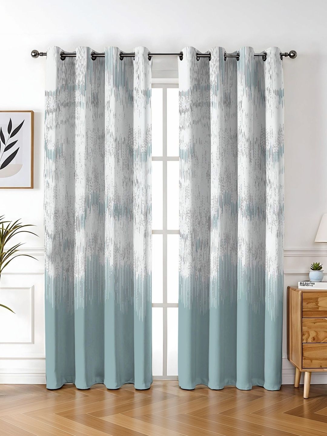 SIMPLYCURTAINS Teal Room Darkening Long Door Curtain-picture-40