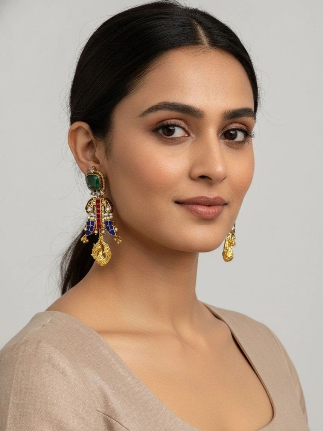9ROCK Geometric Drop Earrings-picture-26