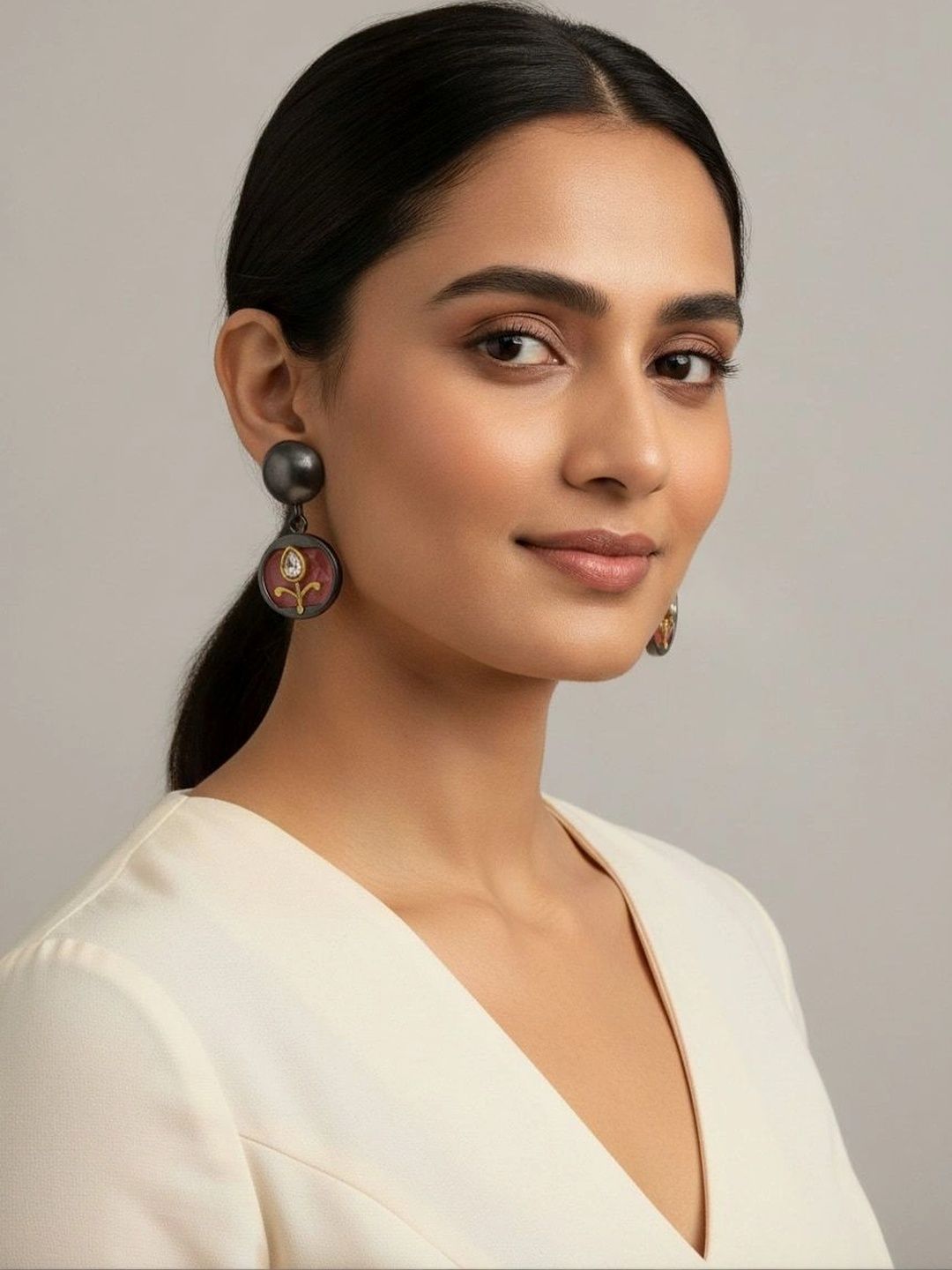 9ROCK Circular Drop Earrings-picture-14