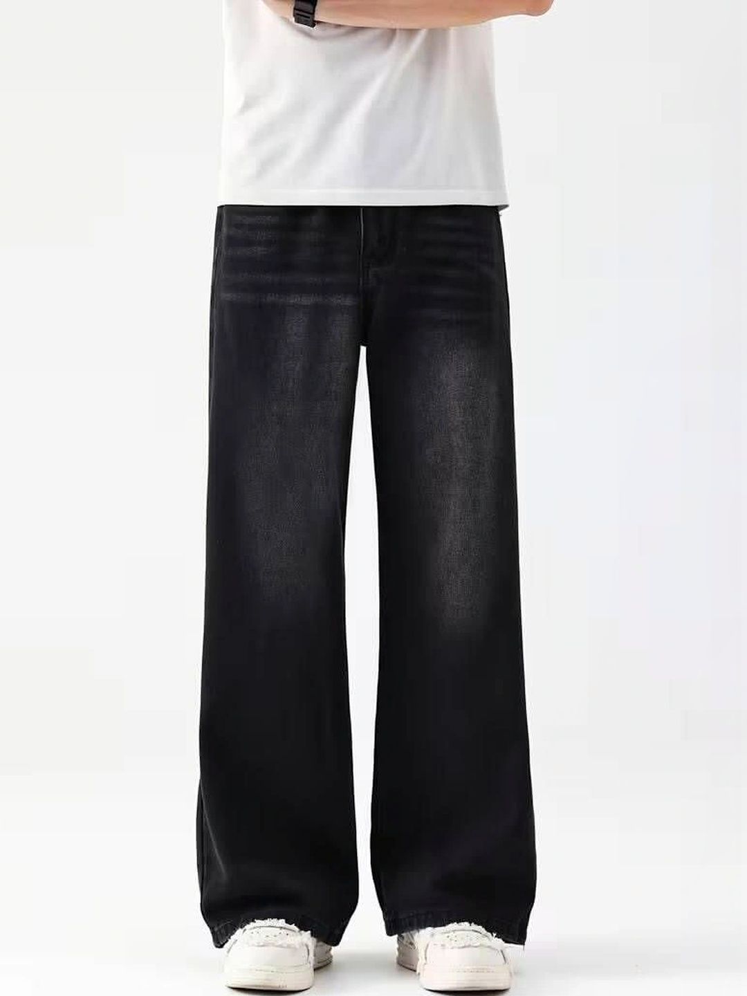 STEPLE DENIMS Men Loose Mid-Rise Jeans-picture-13
