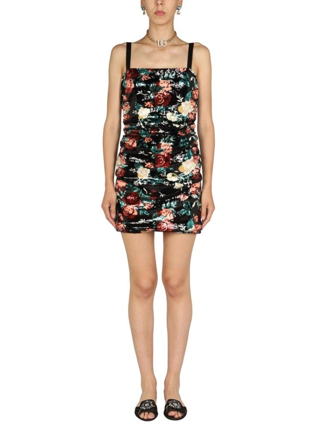 Dolce & Gabbana Floral Print Bodycon Mini Dress-picture-13