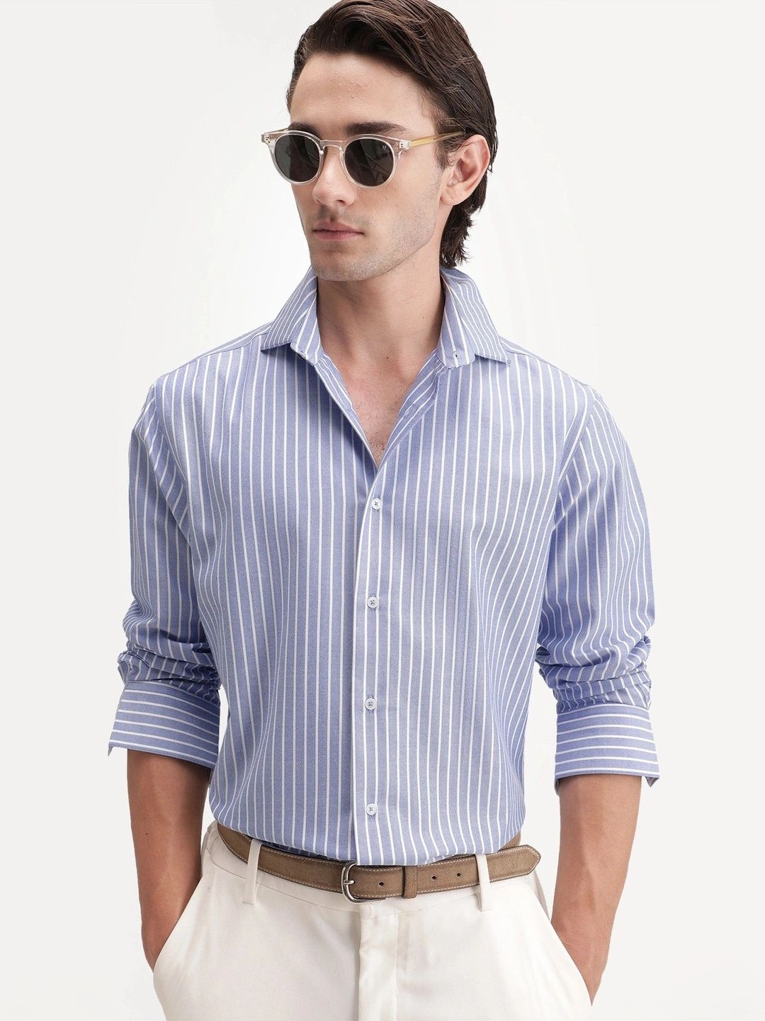 RARE RABBIT Men Striped Casual Shirt-picture-21