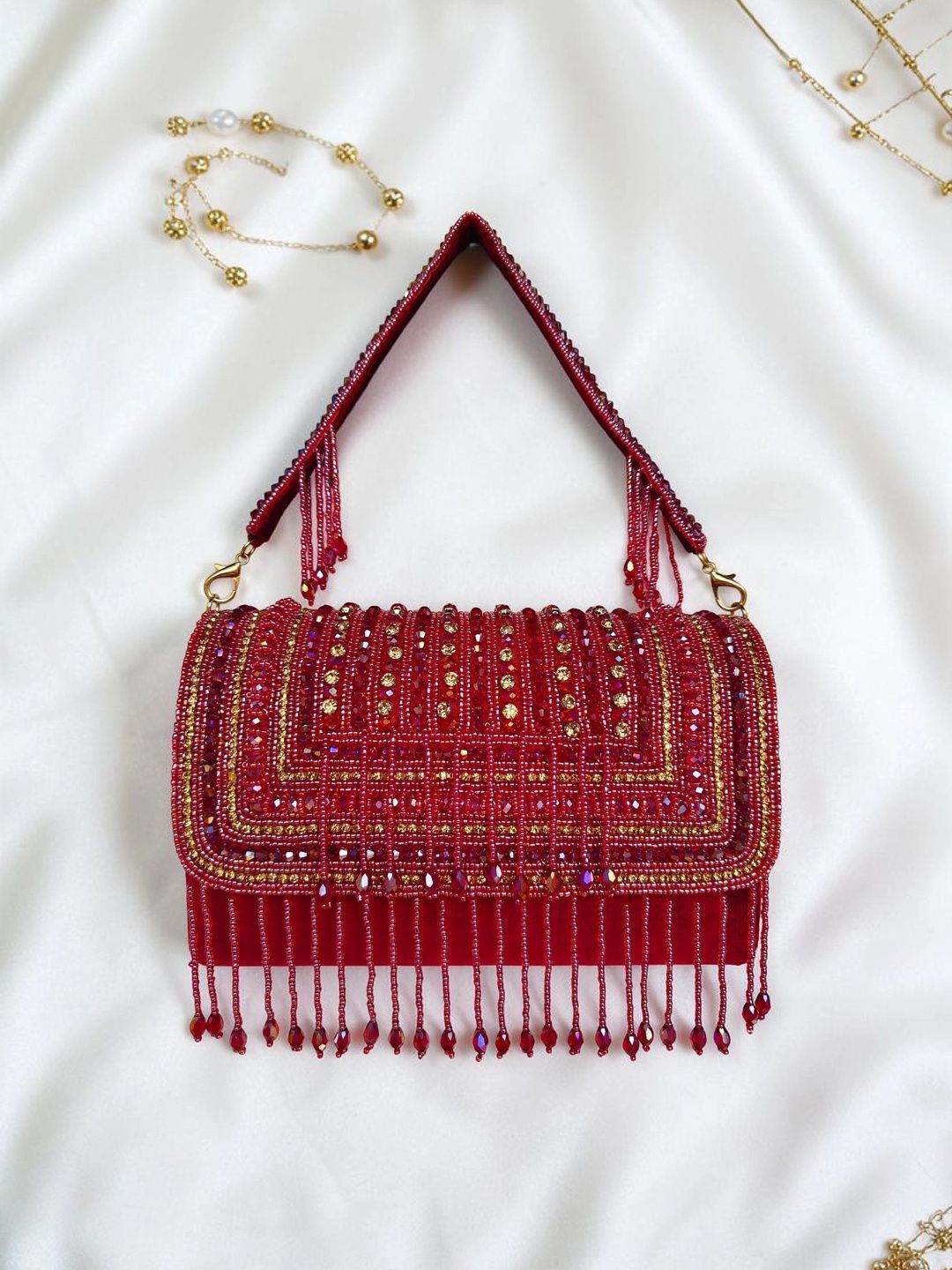 Naizoo Embellished Envelope Clutch-picture-49