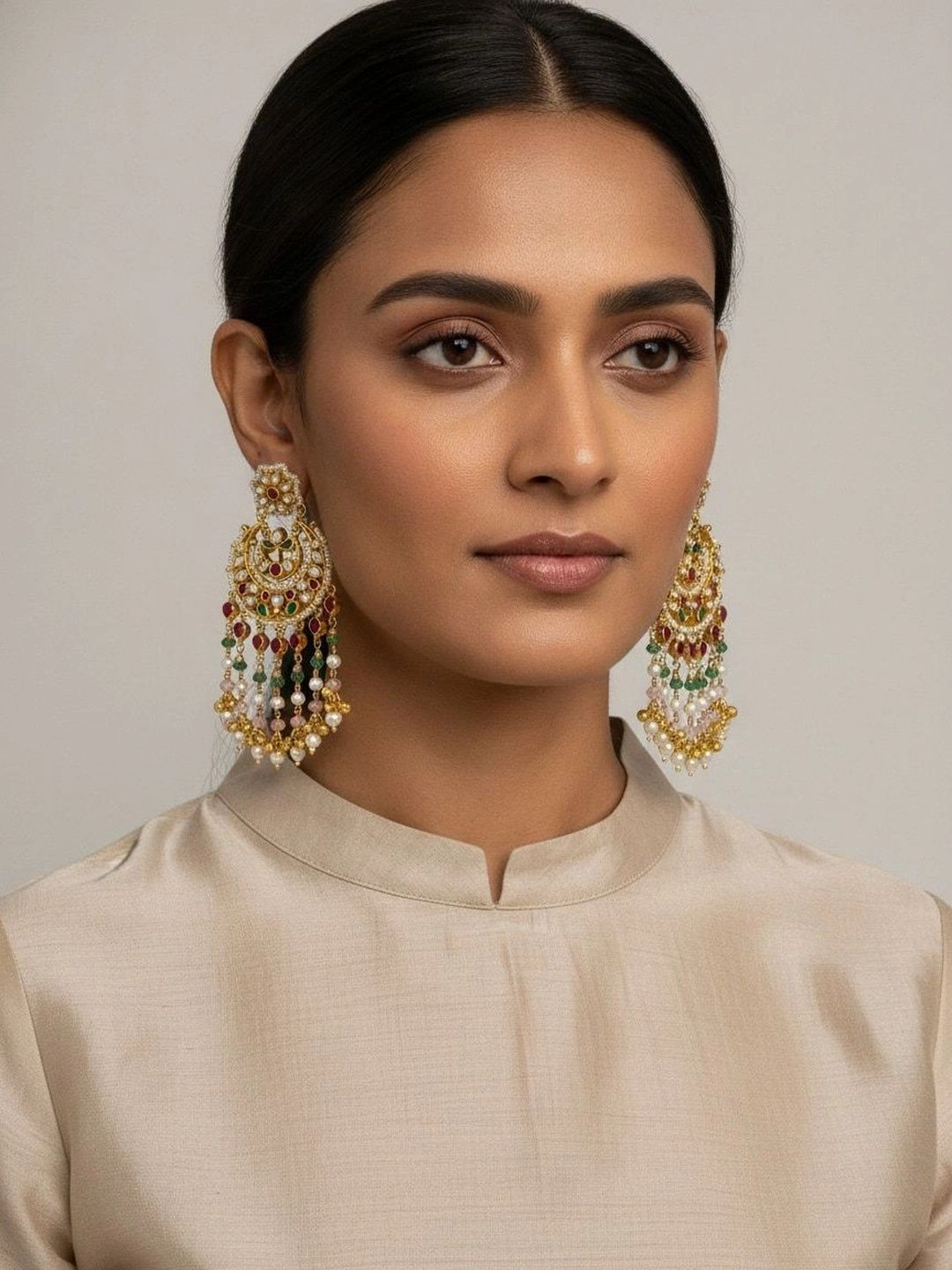 9ROCK Jhumkas Earrings-image-9