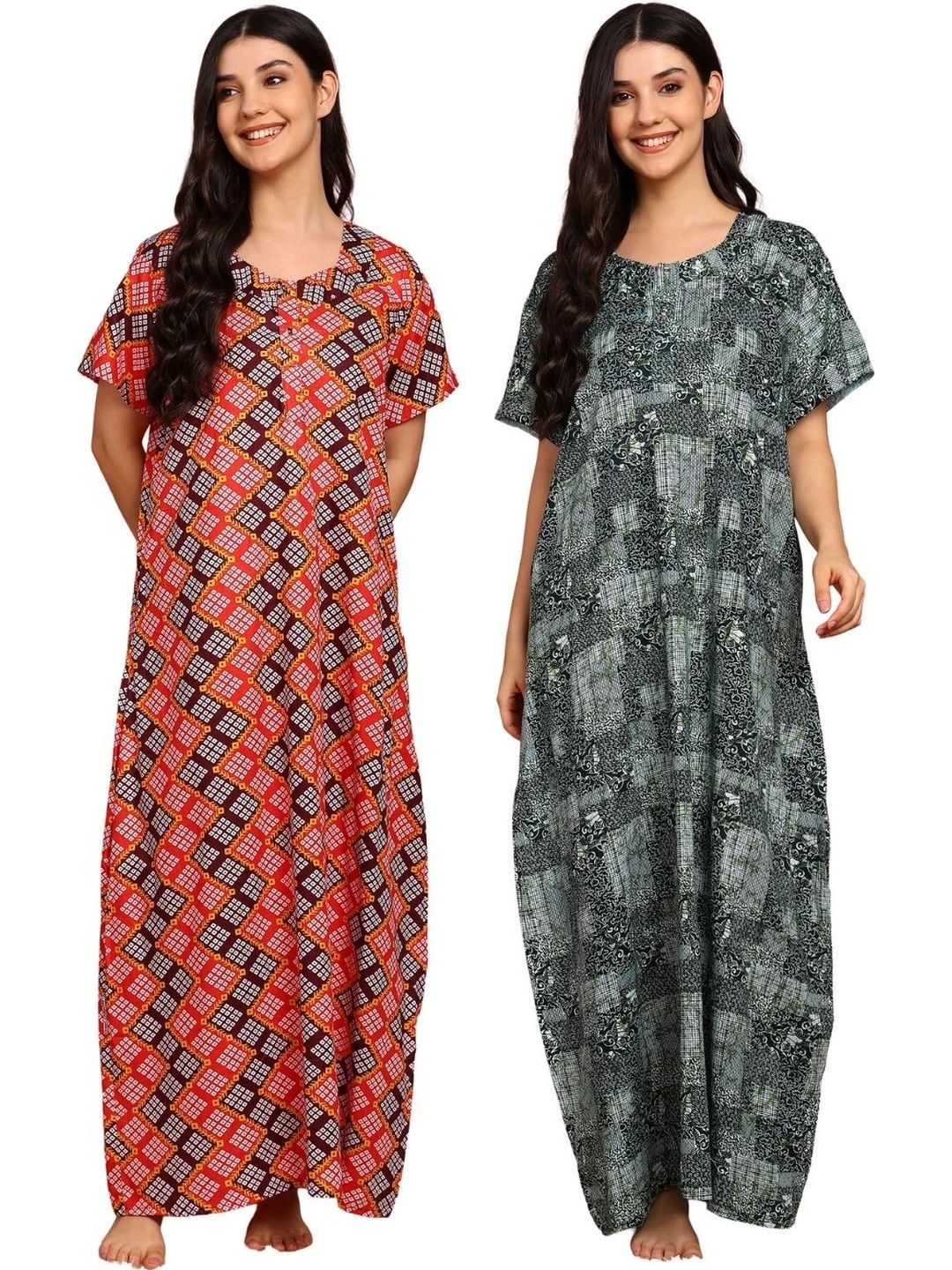YUKATA Printed Maxi Nightdress-picture-21