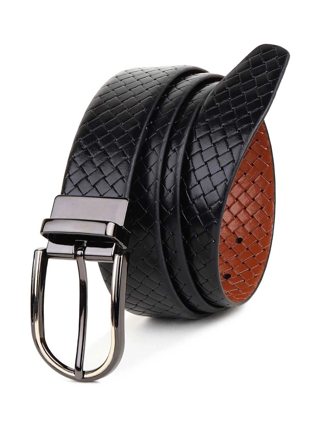 LOUIS PEARL Men Leather Reversible Formal Belt-picture-58