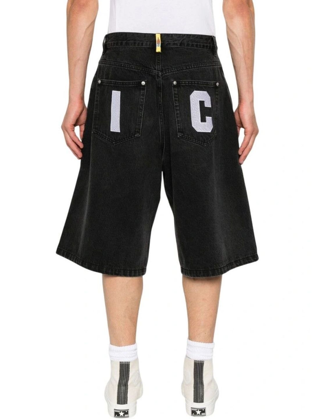 Icecream Men Printed Denim Shorts-picture-14