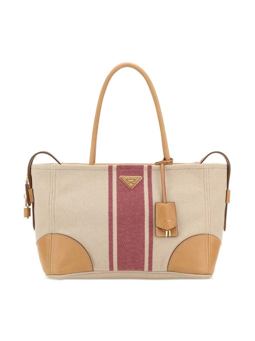 Prada Striped Tote Bag-picture-43