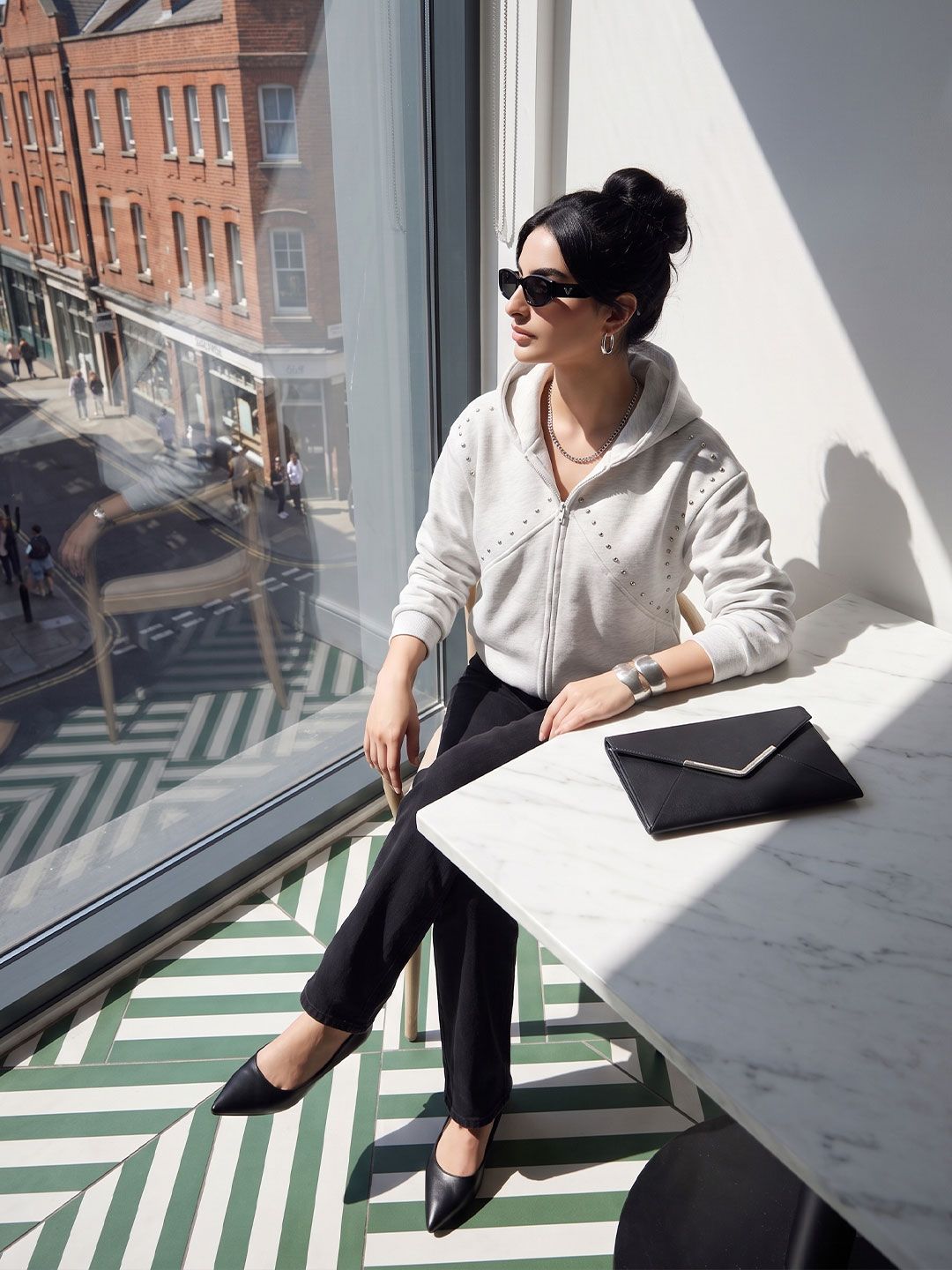 Suo Women Hooded Sweatshirt-picture-47