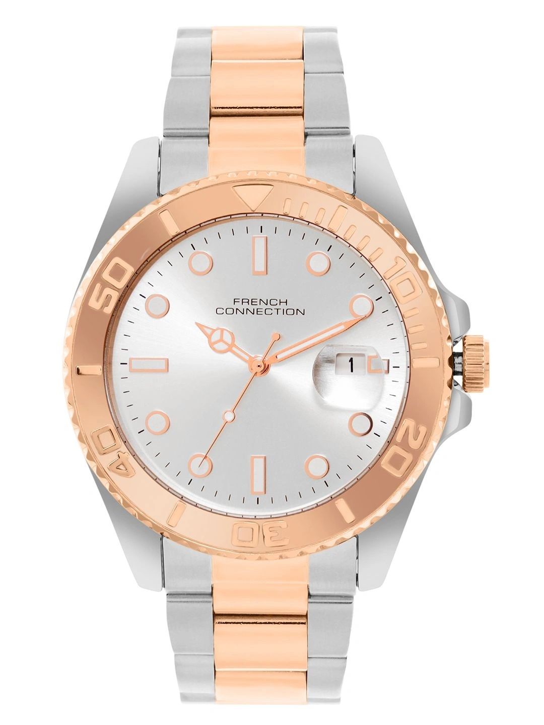 French Connection Men Dial & Stainless Steel Bracelet Style Straps Analogue Watch FCH17RTM-picture-15