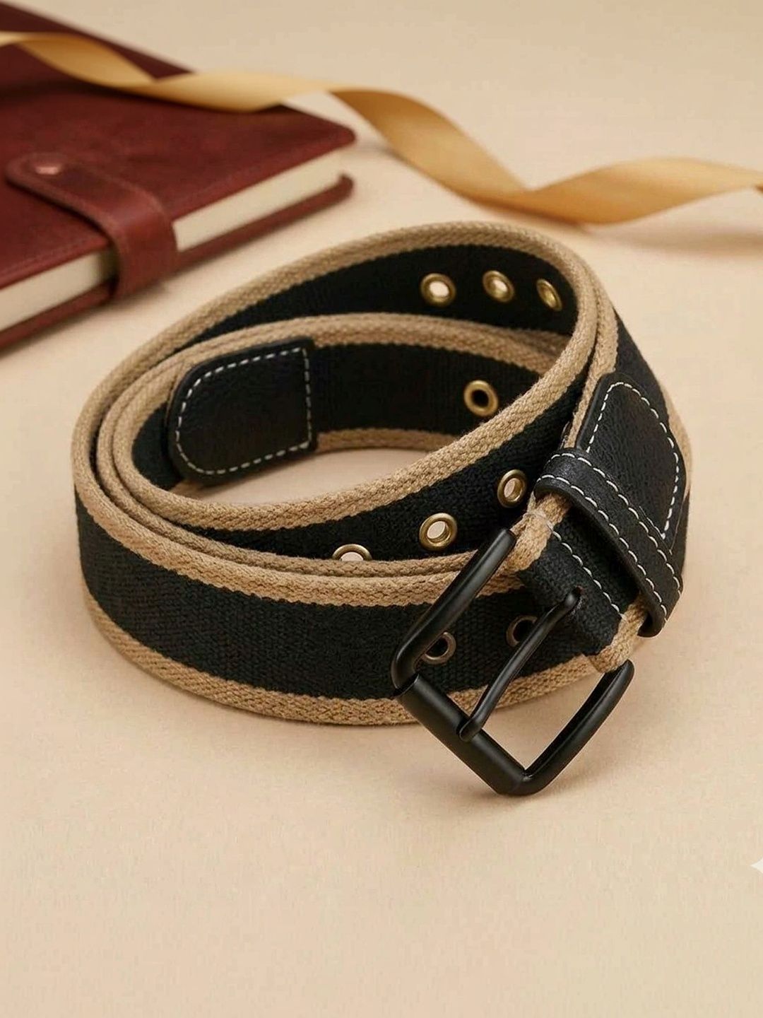 Elligator Men Striped 2 Belt-picture-25