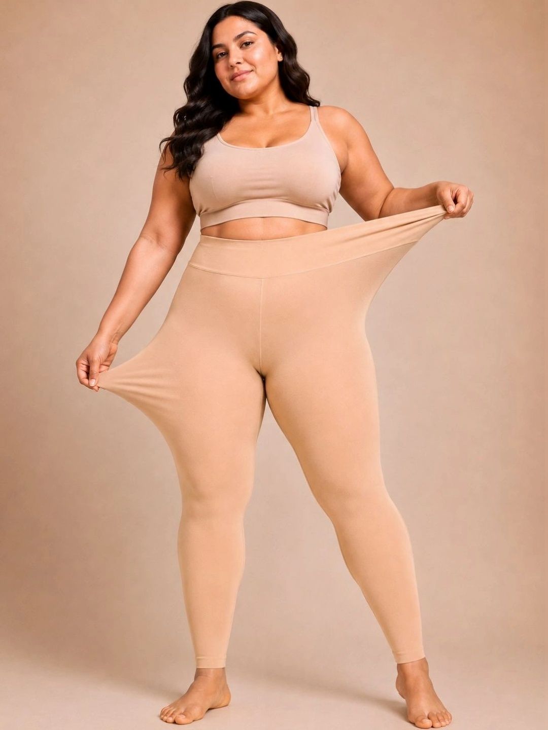 G Heist Plus Size High-Rise Thermal Bottom-picture-49