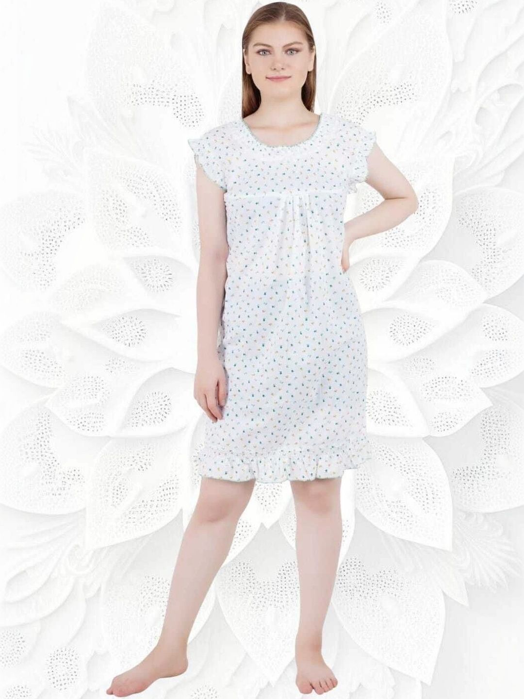 Monal Printed Nightdress-picture-45