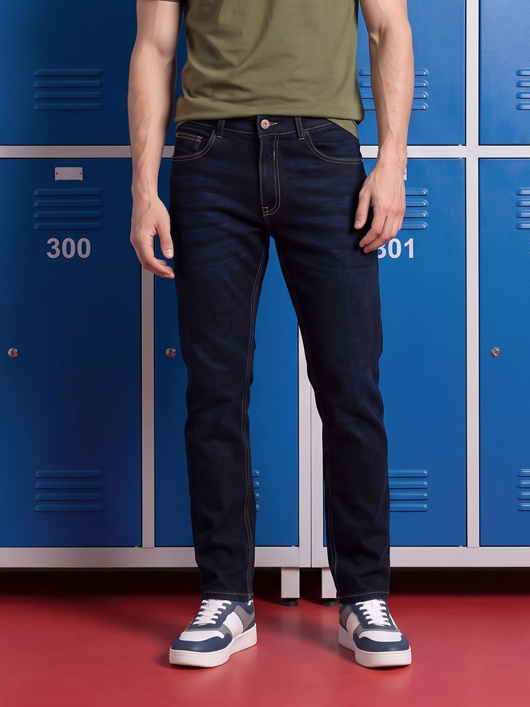 Aeropostale Men Slim Fit Light Fade Stretchable Jeans-picture-29