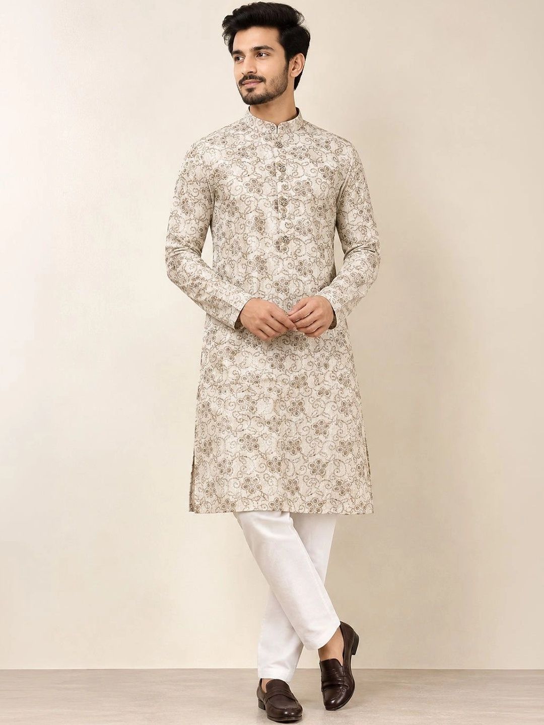 LENIA Men Embroidered Thread Work Kurta-picture-15