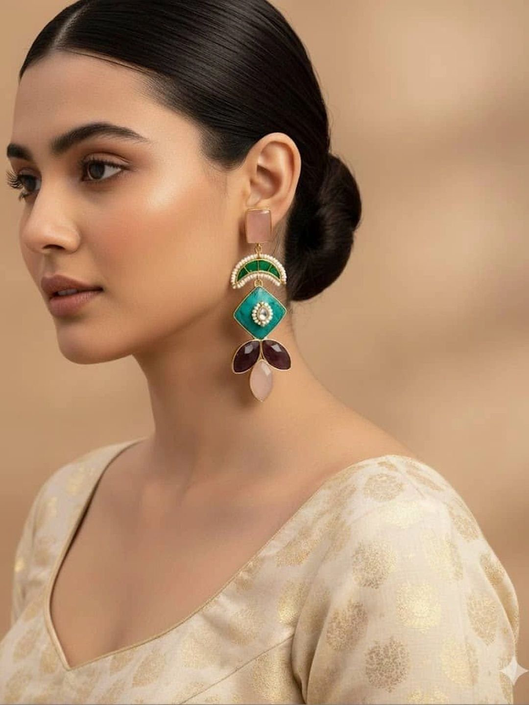 9ROCK Geometric Drop Earrings-picture-16