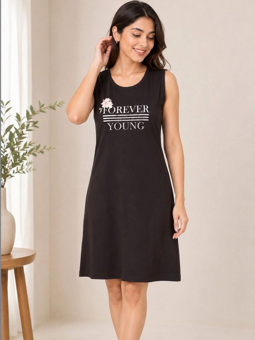 Sukhraa Printed Nightdress-picture-26