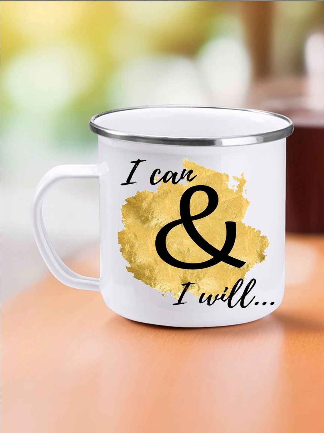 TAJNAN White Text or Slogans Printed Stainless Steel Glossy Mugs Set of Cups and Mugs-image-36
