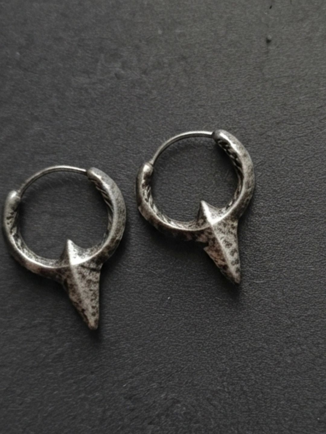 KRENOZ Quirky Hoop Earrings-picture-15
