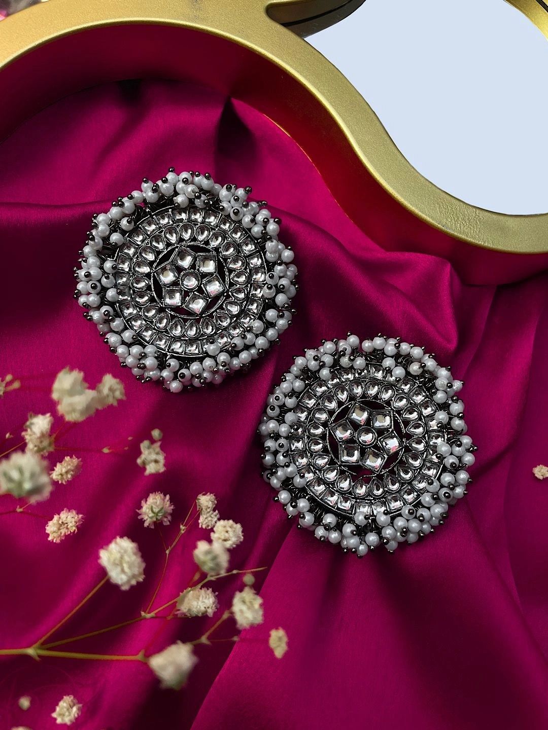 Silverays Accessories Circular Studs Earrings-picture-15