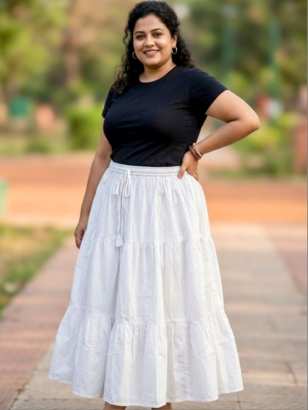 ANGOORI FASHION Women Tiered Maxi Tiered Skirt-picture-21
